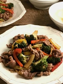 ★ブロッコリーと牛肉のオイスター炒め★-レシピのメイン写真