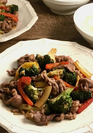 ★ブロッコリーと牛肉のオイスター炒め★-レシピのメイン写真
