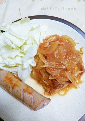 レンジでヘルシーハンバーグ-レシピのメイン写真