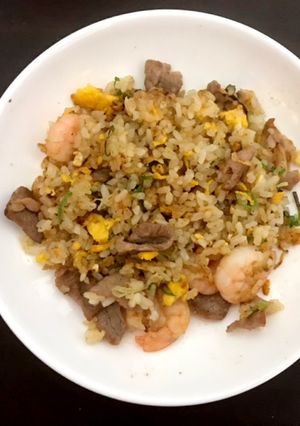 エビと豚バラ肉の炒飯-レシピのメイン写真