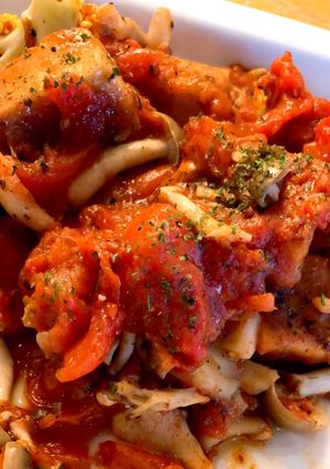 高野豆腐のトマト煮込み-レシピのメイン写真