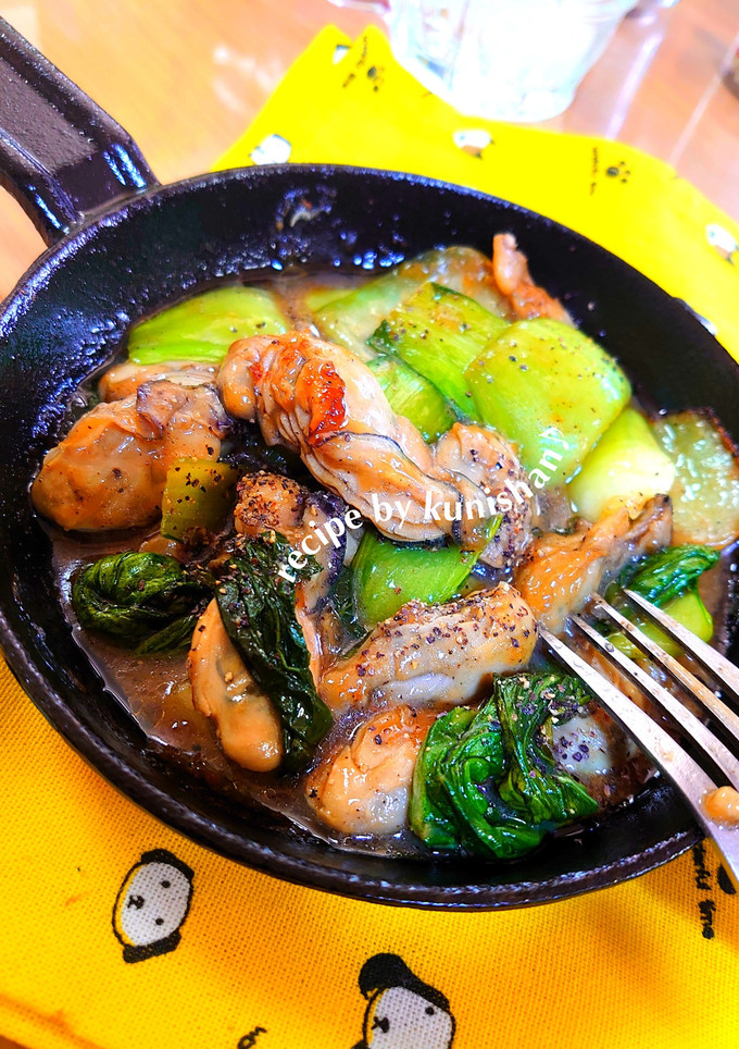 牡蠣のオイスターソース醤油焼き♪-レシピのメイン写真