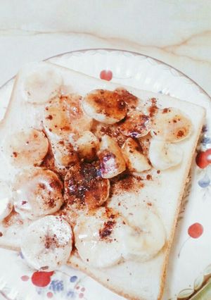 5分で完成!香る♪練乳がけバナナトースト-レシピのメイン写真