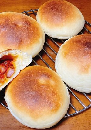 手が汚れない！！包むピザ風パン-レシピのメイン写真