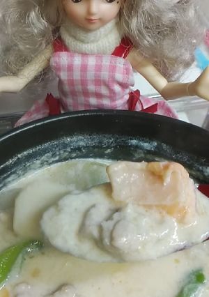 リカちゃん♡飛鳥鍋風？粕汁？ꕤ*.ﾟ-レシピのメイン写真