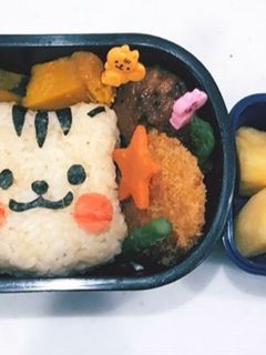 りす キャラ弁 幼稚園 お弁当-レシピのメイン写真