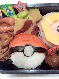 ポケモン キャラ弁 幼稚園 遠足 お弁当-レシピのメイン写真