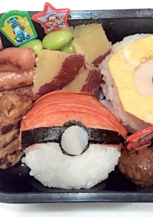 ポケモン　キャラ弁　幼稚園　遠足　お弁当-レシピのメイン写真
