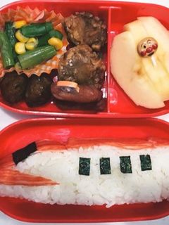 新幹線こまち お弁当 幼稚園-レシピのメイン写真