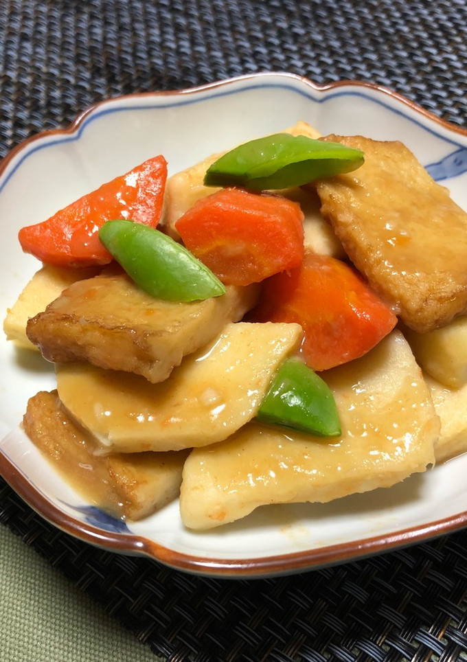 山芋と人参・平天の煮物(旨煮)＊副菜-レシピのメイン写真