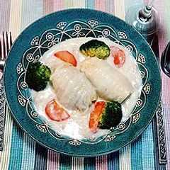 รูปของ ロール白菜のクリーム煮
