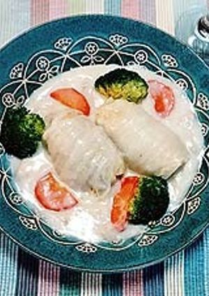 ロール白菜のクリーム煮-レシピのメイン写真