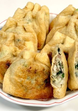 油揚げ餃子(味付けは簡単)-レシピのメイン写真