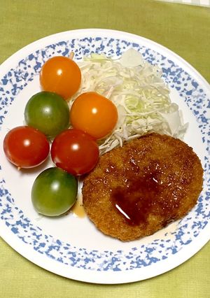 コロッケの食べ方〜(o˘◡˘o)♡-レシピのメイン写真