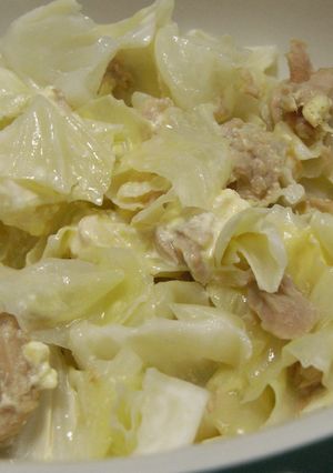 レンジで簡単♬キャベツのマヨ蒸し✿-レシピのメイン写真