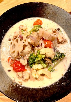 鶏肉と野菜の彩りクリーム煮-レシピのメイン写真