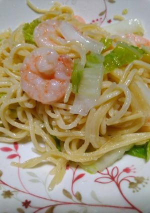 混ぜるだけ☆にんにくパスタ-レシピのメイン写真