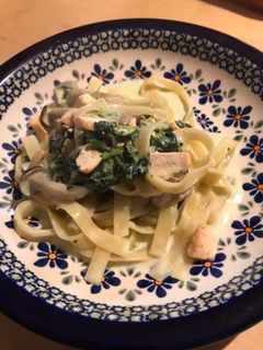 鮭とほうれん草のクリームソースパスタ-レシピのメイン写真