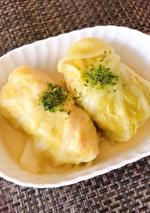 鶏ひき肉で作るヘルシーロールキャベツ-レシピのメイン写真