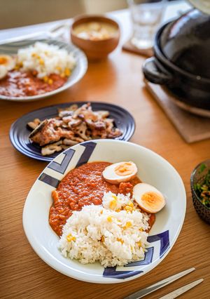 子ども喜ぶ☺トマトチキンカレー-レシピのメイン写真