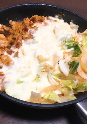 絶品✨ピリ辛 チーズダッカルビ-レシピのメイン写真