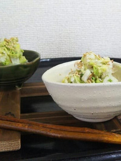 白菜消費にレンチン麺つゆマヨおかか和え-レシピのメイン写真