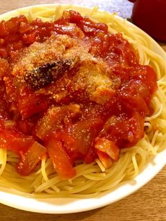 玉ねぎたっぷりアマトリチャーナ-レシピのメイン写真