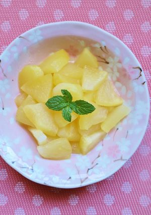 電子レンジで作れる♪りんごのコンポート-レシピのメイン写真