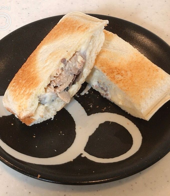 鯖缶でランチパック風、鯖サンドトースト！-レシピのメイン写真