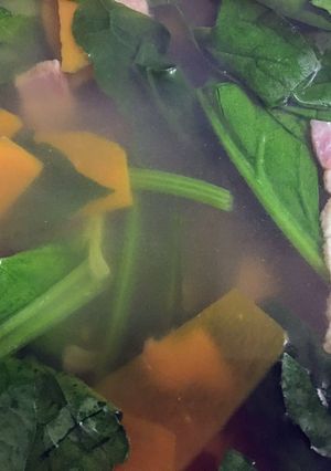 ベーコンとたっぷり野菜のコンソメスープ-レシピのメイン写真