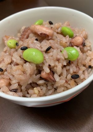 タコ飯（雑穀米入り）-レシピのメイン写真