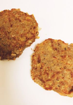 幼児食 鯖水煮缶で作る野菜鯖バーグ-レシピのメイン写真