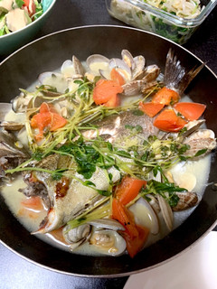 入れるだけ!魚介の白ワイン蒸し煮-レシピのメイン写真