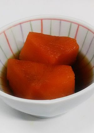 ５分煮るだけ・基本のカボチャ煮付け-レシピのメイン写真