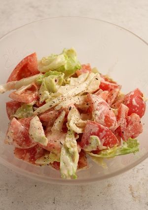 簡単！カプレーゼ風サラダ-レシピのメイン写真
