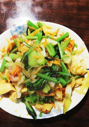 オータムポエムと油揚げのあっさり炒め-レシピのメイン写真