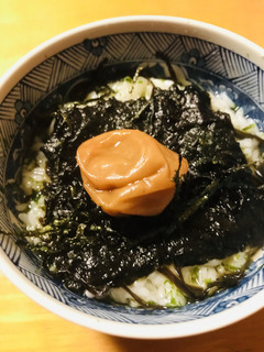 海苔いろいろ●梅干し&塩昆布の海苔茶漬け-レシピのメイン写真