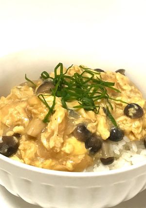 しめじと玉子の餡かけ丼-レシピのメイン写真