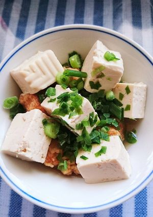 絶品！唐揚げと豆腐のサラダ(^^)d-レシピのメイン写真