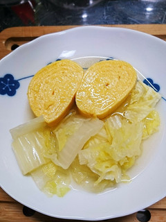 だし巻き玉子と白菜の煮物(^○^)-レシピのメイン写真
