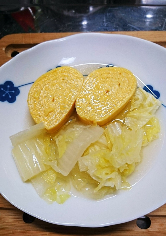 だし巻き玉子と白菜の煮物(^○^)-レシピのメイン写真