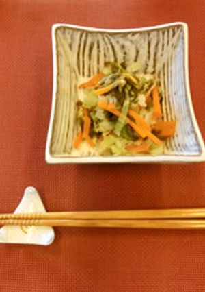 【高齢者】とろろ昆布入り甘酢和え-レシピのメイン写真