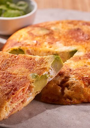 炊飯器で♪アボカドサーモンオムレツ-レシピのメイン写真