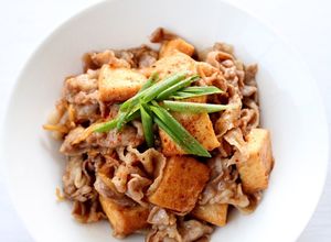 ご飯に合う【豚と絹揚げの甘旨炒め】厚揚げ-レシピのメイン写真