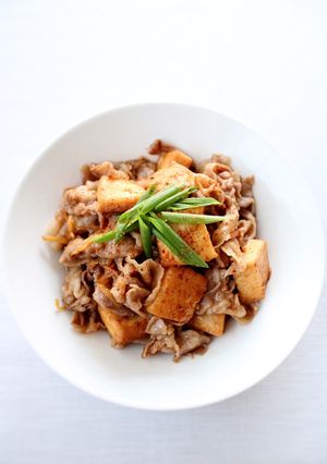 ご飯に合う【豚と絹揚げの甘旨炒め】厚揚げ-レシピのメイン写真