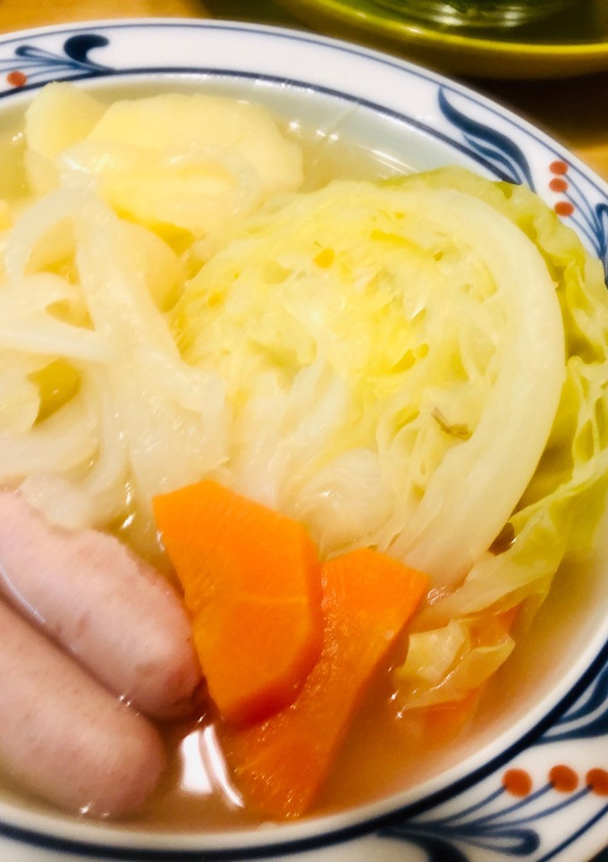 たっぷり野菜とウインナーのポトフ-レシピのメイン写真