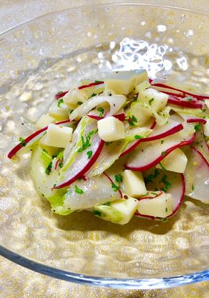 大根とセロリ・チーズのイタリアンサラダ€-レシピのメイン写真