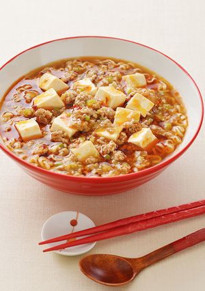 赤麻婆ラーメン-レシピのメイン写真