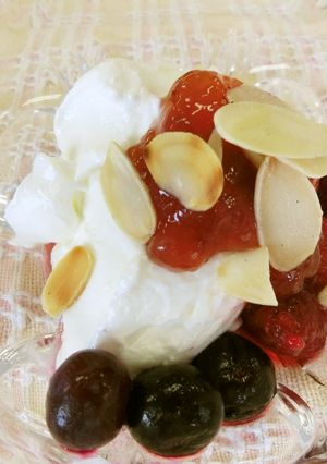 水切りヨーグルトで♥おしゃれスイーツ-レシピのメイン写真