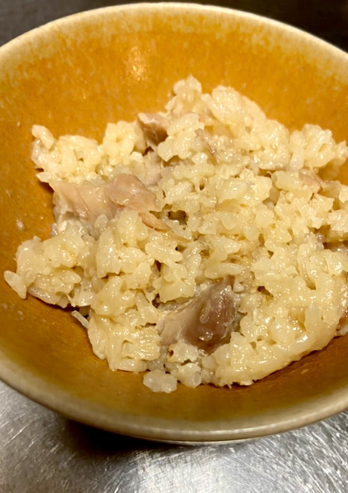 おこわ風鶏肉と生姜の炊き込みご飯-レシピのメイン写真